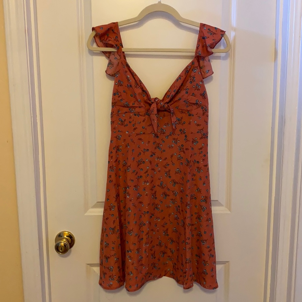 Pink floral SHEIN dress